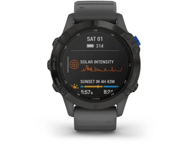 Multispordi kell Garmin fenix 6 Pro Solar - must, halli rihmaga