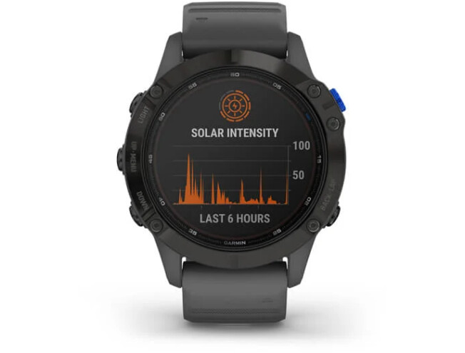 Spordikell Garmin fēnix 6 Pro Solar Pro Solar - must, halli rihmaga