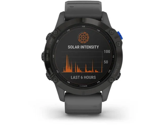 Multispordi kell Garmin fenix 6 Pro Solar - must, halli rihmaga