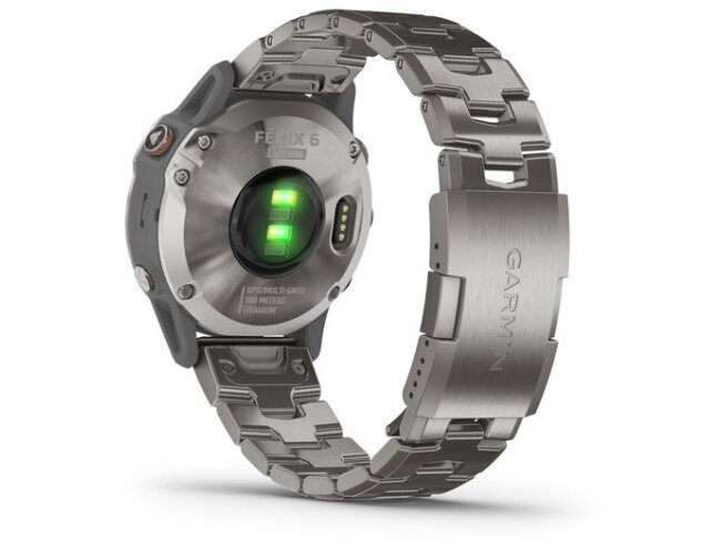 Multispordi kell Garmin fenix 6 Safiir - Ti hall, titaanium rihmaga