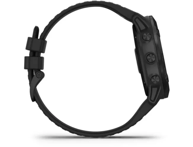Spordikell fenix 6X PRO - must, musta rihmaga