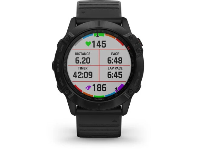 Spordikell Garmin fenix 6X PRO; must, musta rihmaga PRO - must, musta rihmaga