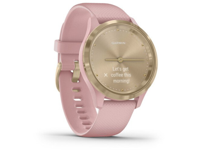 Aktiivsuskell Garmin vivomove 3S Sport Champagne-Rose, Silicone kuld/roosa