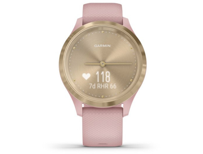 Aktiivsuskell Garmin vivomove 3S Sport Champagne-Rose, Silicone kuld/roosa