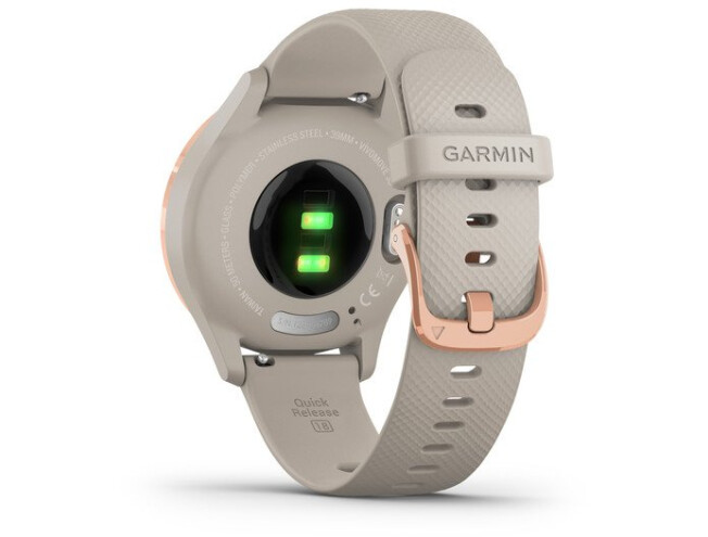 Aktiivsuskell Garmin vivomove 3S Sport Rose-Tundra, Silicone roosa kuld/helehall