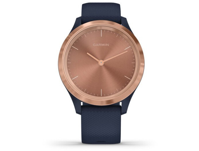 Aktiivsuskell Garmin vivomove 3S Sport Blue-Gold, Silicone roosa kuld/sinine