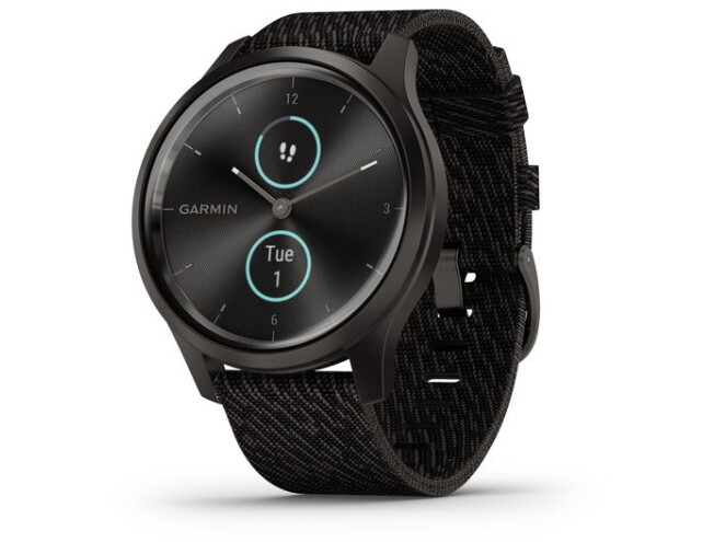 Aktiivsuskell Garmin vivomove Style Gunmetal-Dark Gray, Fabric must/must - nailon