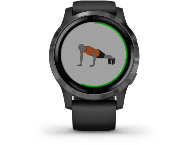 Spordikell Garmin vivoactive 4 hall/must