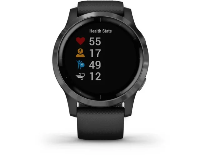 Spordikell Garmin vivoactive 4 hall/must