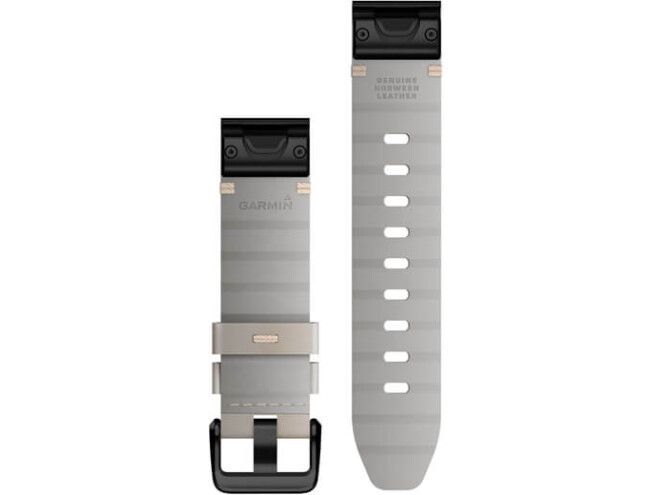 QUICKFIT 20 kellarihmad (20mm) Nahk - Limestone