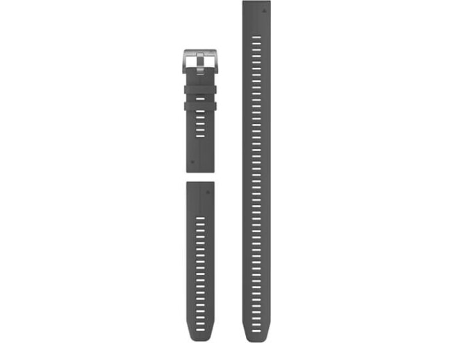 QUICKFIT 22 kellarihmad (22mm) Silikoon - Slate Gray (3-osaline)
