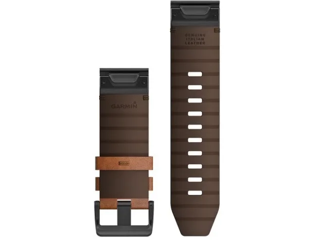 QUICKFIT 26 kellarihmad (26mm) Nahk-Chestnut