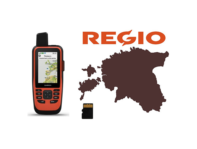 Käsi GPS merele Garmin GPSMAP 86i (inReach) GPSMAP 86i (inReach) + Regio Teed mälukaart