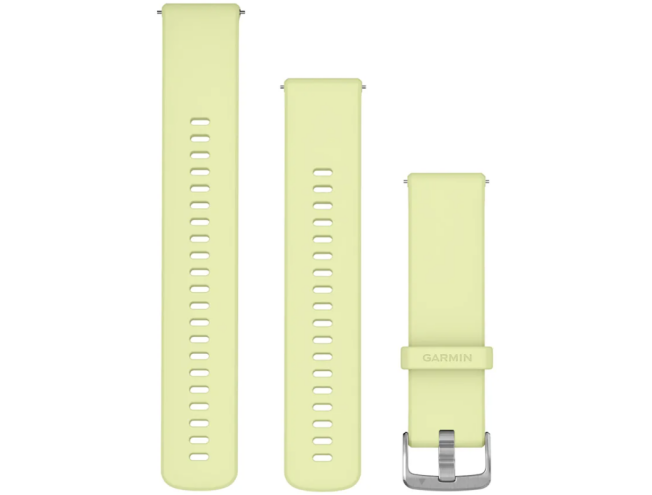 Quick Release kellarihmad (22mm) Silikoon - Citron