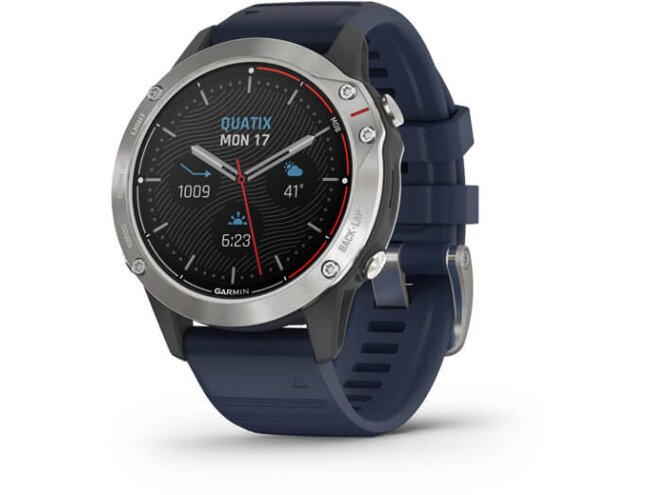 Spordikell Garmin quatix 6 Hall, sinise rihmaga
