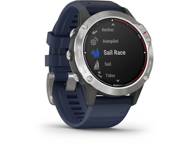 Spordikell Garmin quatix 6 Hall, sinise rihmaga