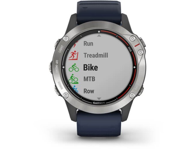 Spordikell Garmin quatix 6 Hall, sinise rihmaga