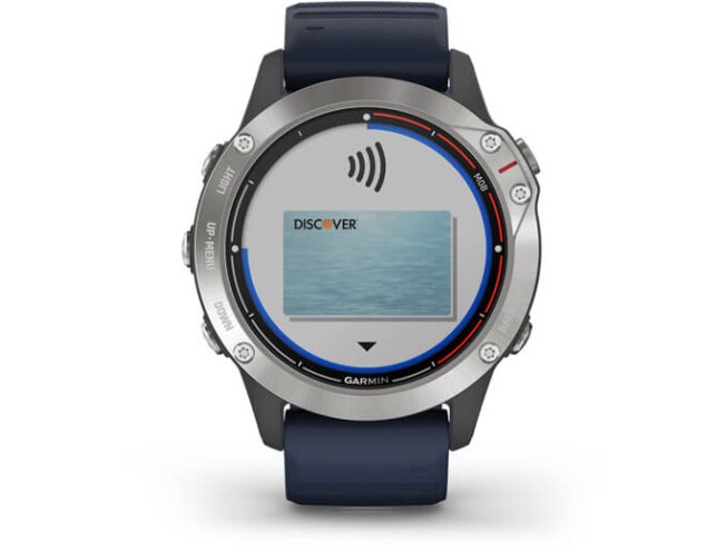 Spordikell Garmin quatix 6 Hall, sinise rihmaga