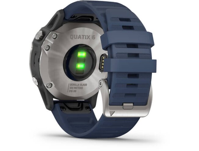 Spordikell Garmin quatix 6 Hall, sinise rihmaga