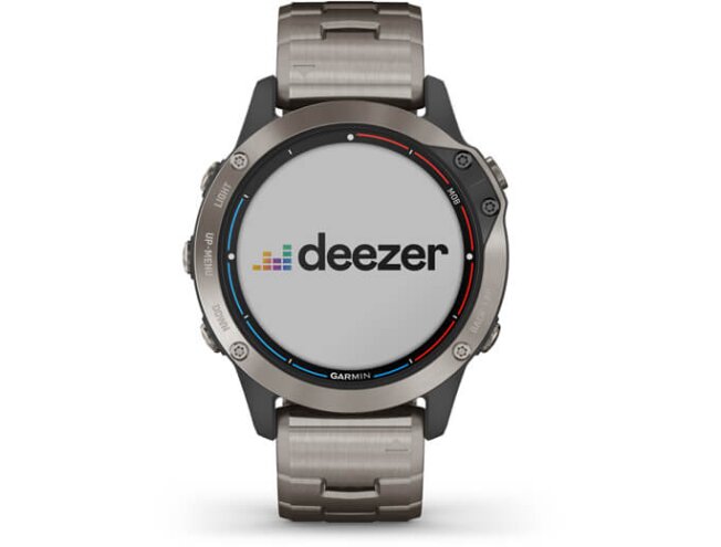 Spordikell Garmin quatix 6 Safiir, Titanium rihmaga