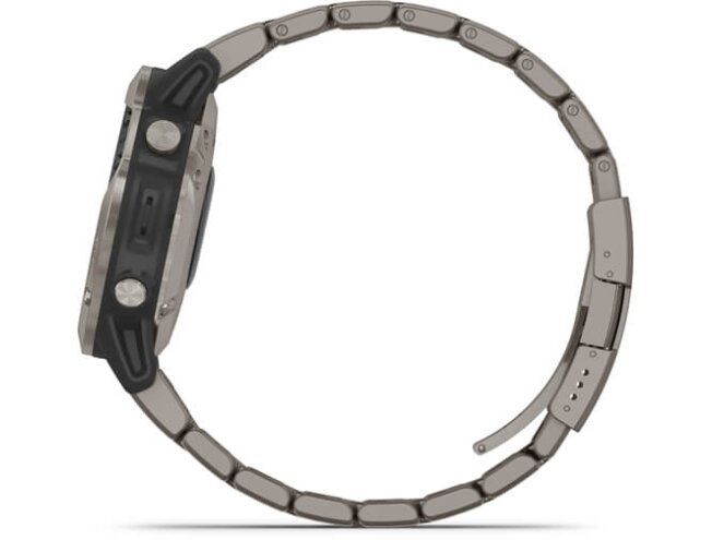 Spordikell Garmin quatix 6 Safiir, Titanium rihmaga