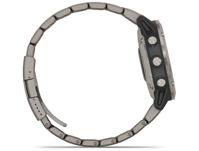Spordikell Garmin quatix 6 Safiir, Titanium rihmaga