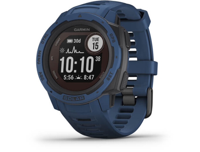 Seikluskell Garmin Instinct Solar - Tidal Blue/ Graphite Tidal Blue/ Graphite