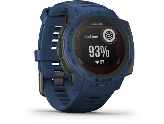 Seikluskell Garmin Instinct Solar - Tidal Blue/ Graphite Tidal Blue/ Graphite