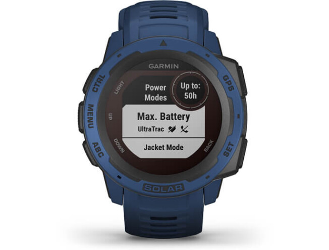 Seikluskell Garmin Instinct Solar - Tidal Blue/ Graphite Tidal Blue/ Graphite