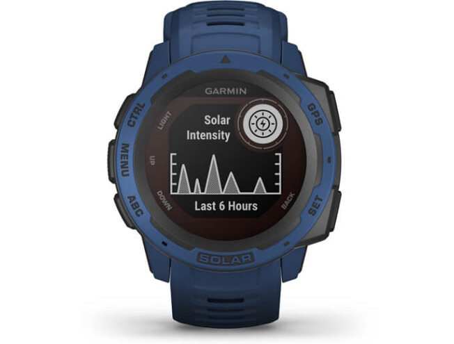 Seikluskell Garmin Instinct Solar - Tidal Blue/ Graphite Tidal Blue/ Graphite