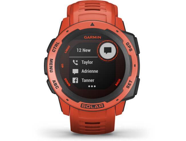 Seikluskell Garmin Instinct Solar - Flame Red Flame Red