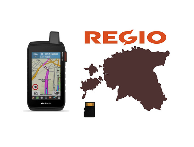 Käsi GPS Garmin Montana 700i + Regio Teed mälukaart Montana 700i + Regio Teed mälukaart