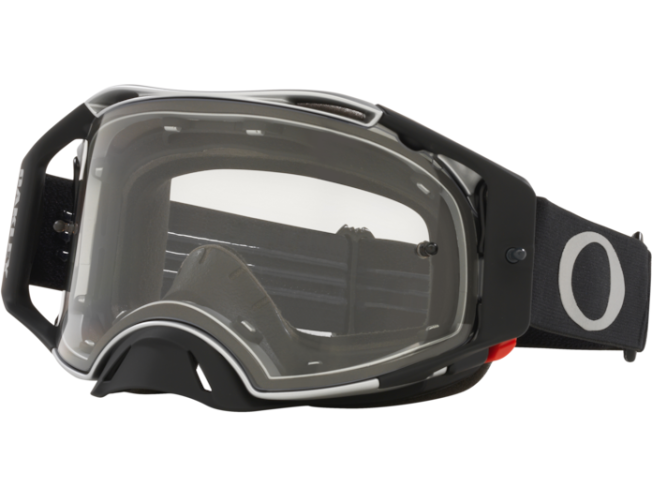Krossiprillid OAKLEY Airbrake MX Tuff Blocks Black Gunmetal Clear