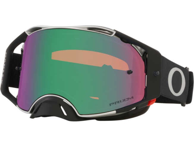 Krossiprillid OAKLEY Airbrake MX Tuff Blocks Gunmetal Black Prizm MX Jade Iridium