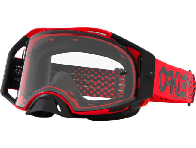 Krossiprillid OAKLEY Airbrake MX Moto Red Clear