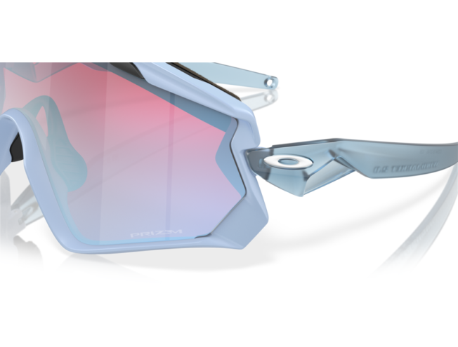P&auml;ikeseprillid OAKLEY Wind Jacket 2.0 Matte Transparent Stonewash Prizm Snow Sapphire