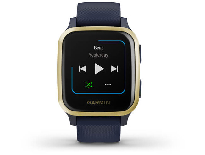 Aktiivsuskell Garmin VENU SQ Music Captain Blue/Light Gold Navy/Light Gold