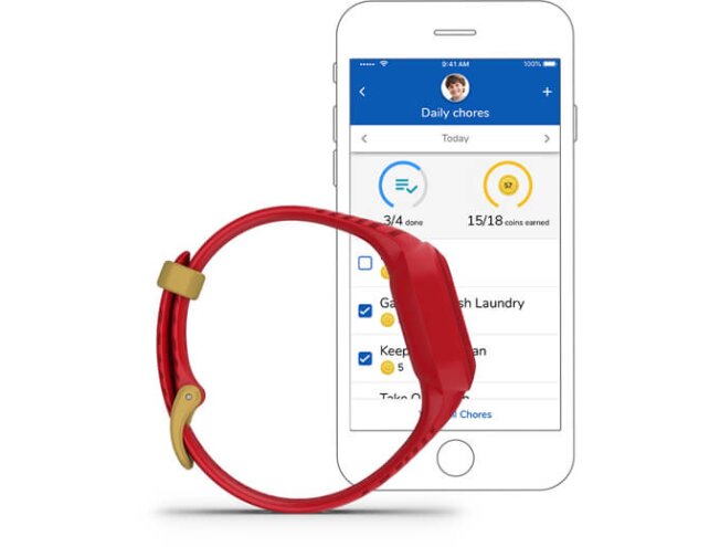 Aktiivsuskell Garmin vivofit jr. 3 Iron Man