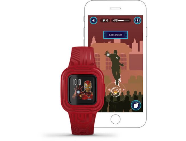 Aktiivsuskell Garmin vivofit jr. 3 Iron Man