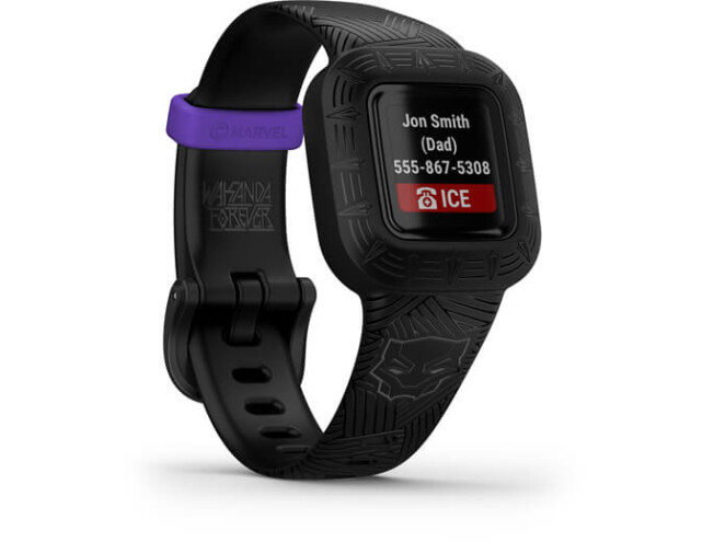 Aktiivsuskell Garmin vivofit jr. 3 Black Panther