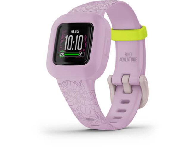 Aktiivsuskell Garmin vivofit jr. 3 Floral Pink Lilac Floral