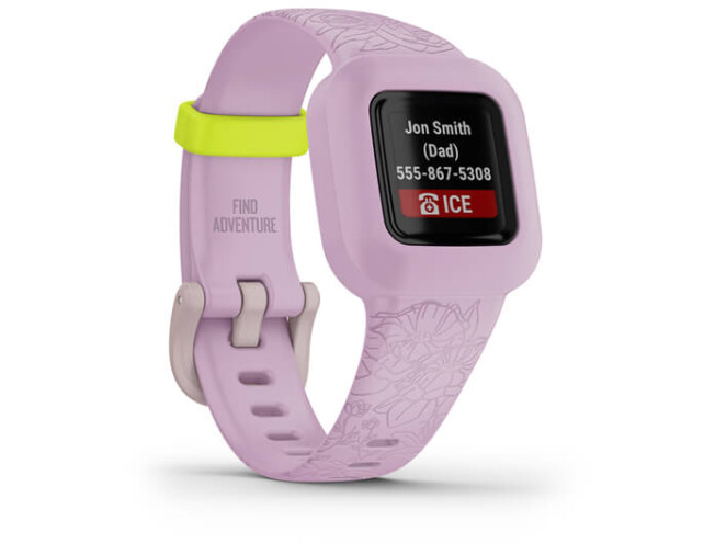 Aktiivsuskell Garmin vivofit jr. 3 Lilac Floral