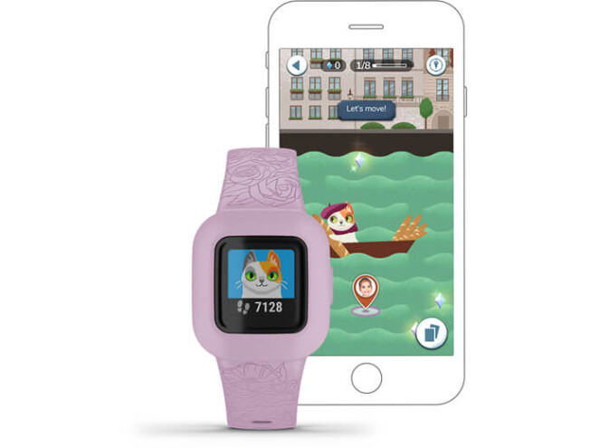Aktiivsuskell Garmin vivofit jr. 3 Lilac Floral