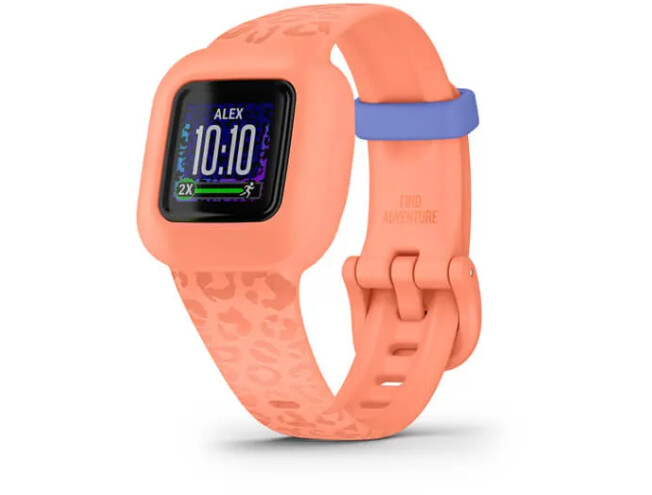 Aktiivsuskell Garmin vivofit jr. 3 Peach Leopard