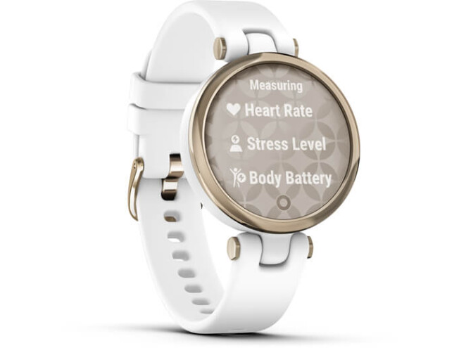 Aktiivsuskell Garmin Lily Sport Cream Gold/White Sport - Cream Gold/White