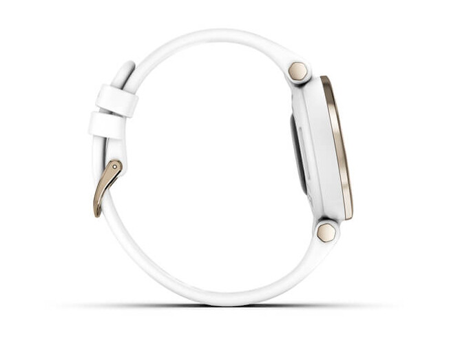 Aktiivsuskell Garmin Lily Sport Cream Gold/White Sport - Cream Gold/White