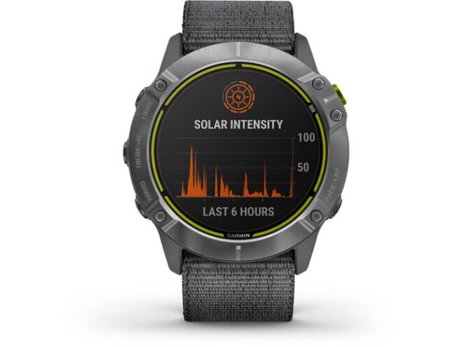 Spordikell Garmin Enduro h&otilde;be, halli UltraFit nailonrihmaga