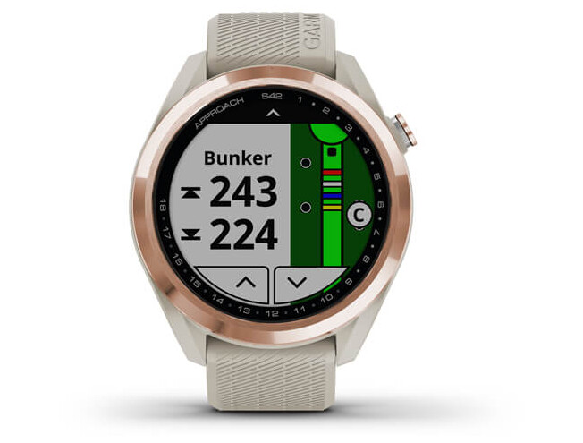 Golfikell Garmin Approach S42 rosegold/beež