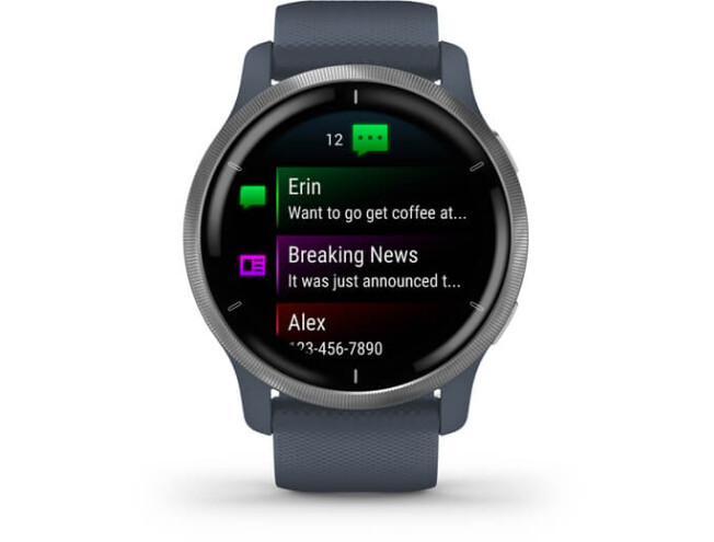 Nutikell Garmin VENU 2 Granite Blue/Silver