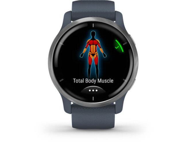 Nutikell Garmin VENU 2 Granite Blue/Silver